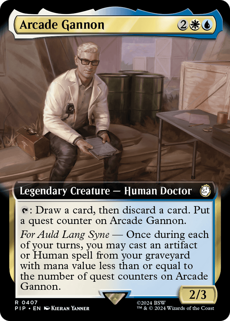 Arcade Gannon (Extended Art) [Fallout] MTG Single Magic: The Gathering  | Multizone: Comics And Games