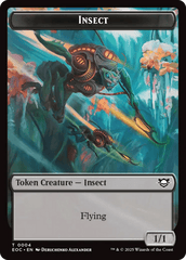Insect // Beast (0005) Double-Sided Token [Edge of Eternities Commander Tokens] MTG Single Magic: The Gathering  | Multizone: Comics And Games