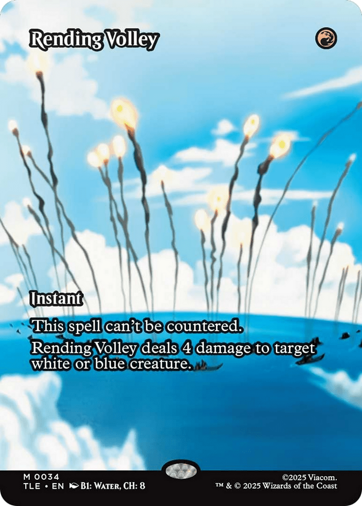 Rending Volley (Borderless) [Avatar: The Last Airbender: Eternal-Legal] MTG Single Magic: The Gathering  | Multizone: Comics And Games