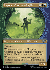 Legolas, Counter of Kills (Showcase) (Surge Foil) [The Lord of the Rings: Tales of Middle-Earth] MTG Single Magic: The Gathering  | Multizone: Comics And Games