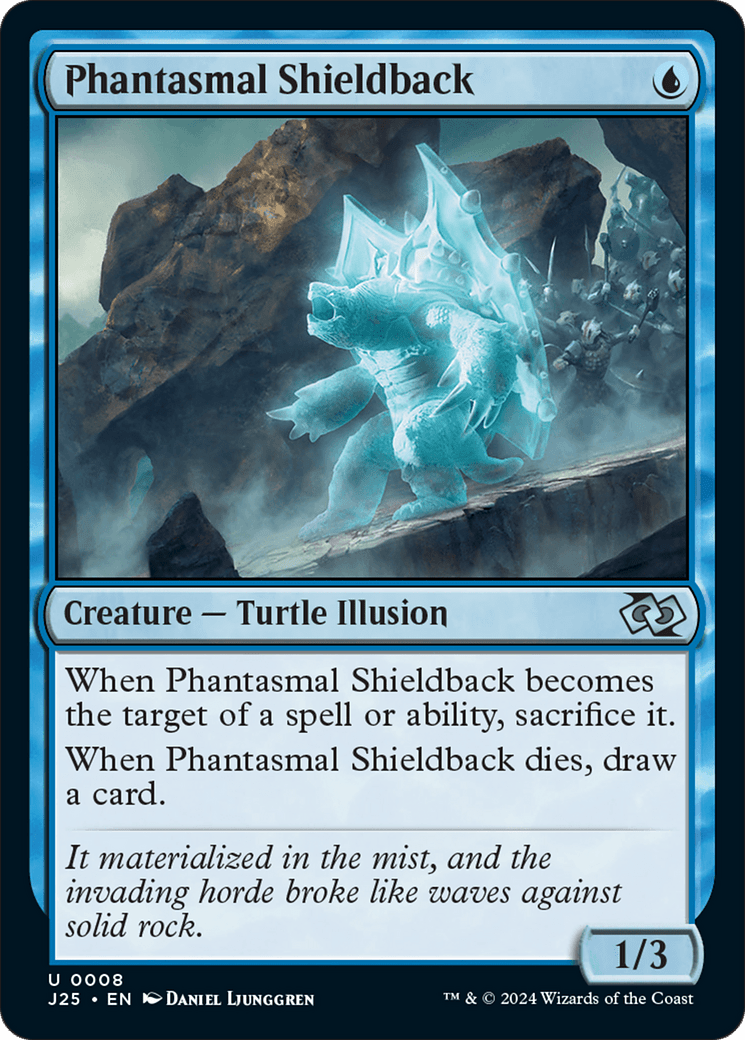 Phantasmal Shieldback [Foundations Jumpstart] MTG Single Magic: The Gathering  | Multizone: Comics And Games