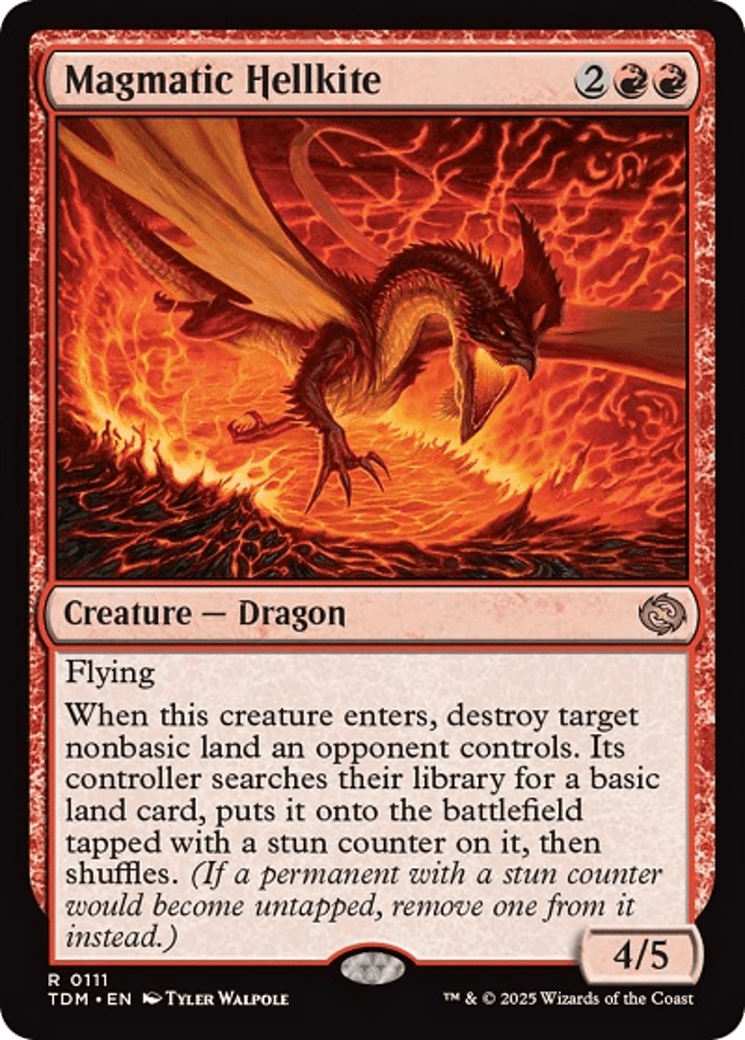 Magmatic Hellkite [Tarkir: Dragonstorm] MTG Single Magic: The Gathering  | Multizone: Comics And Games