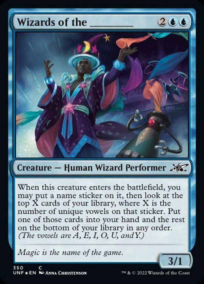 Wizards of the _____ (Galaxy Foil) [Unfinity] MTG Single Magic: The Gathering  | Multizone: Comics And Games
