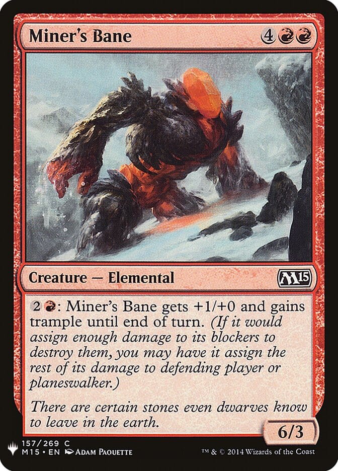 Miner's Bane [Mystery Booster] MTG Single Magic: The Gathering  | Multizone: Comics And Games