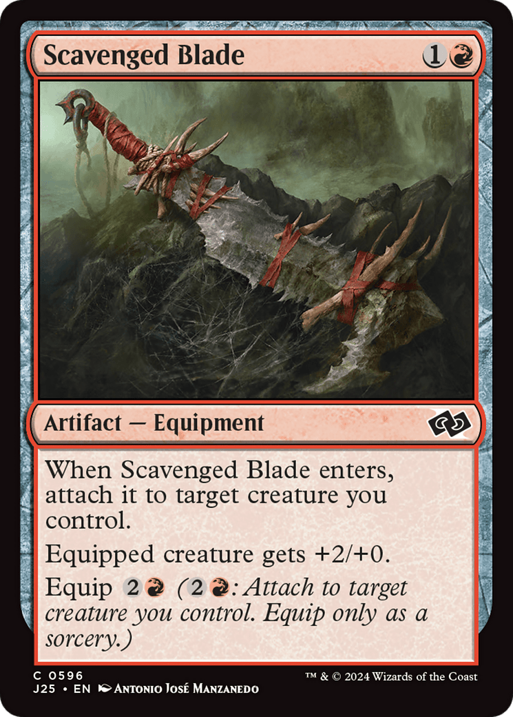 Scavenged Blade [Foundations Jumpstart] MTG Single Magic: The Gathering  | Multizone: Comics And Games
