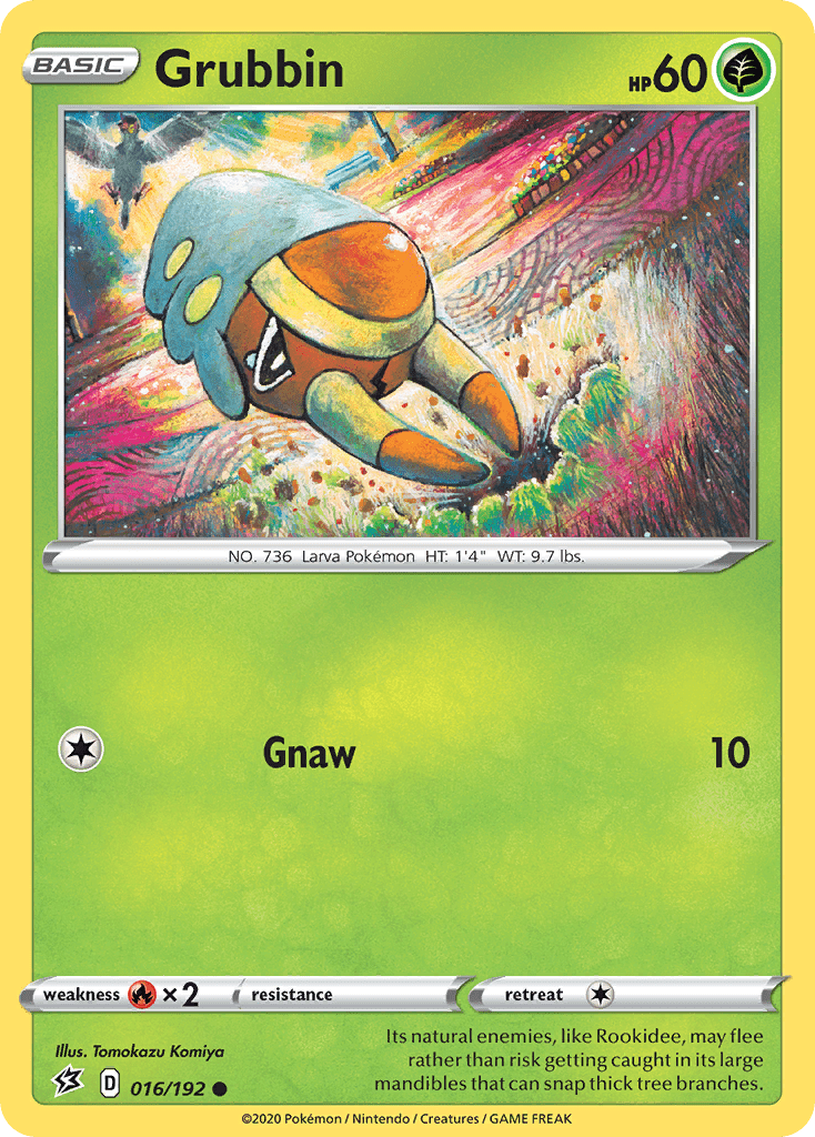 Grubbin (016/192) [Sword & Shield: Rebel Clash] Pokemon Single Pokémon  | Multizone: Comics And Games