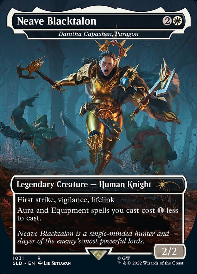 Neave Blacktalon - Danitha Capashen, Paragon (Borderless) [Secret Lair Drop Series] MTG Single Magic: The Gathering  | Multizone: Comics And Games