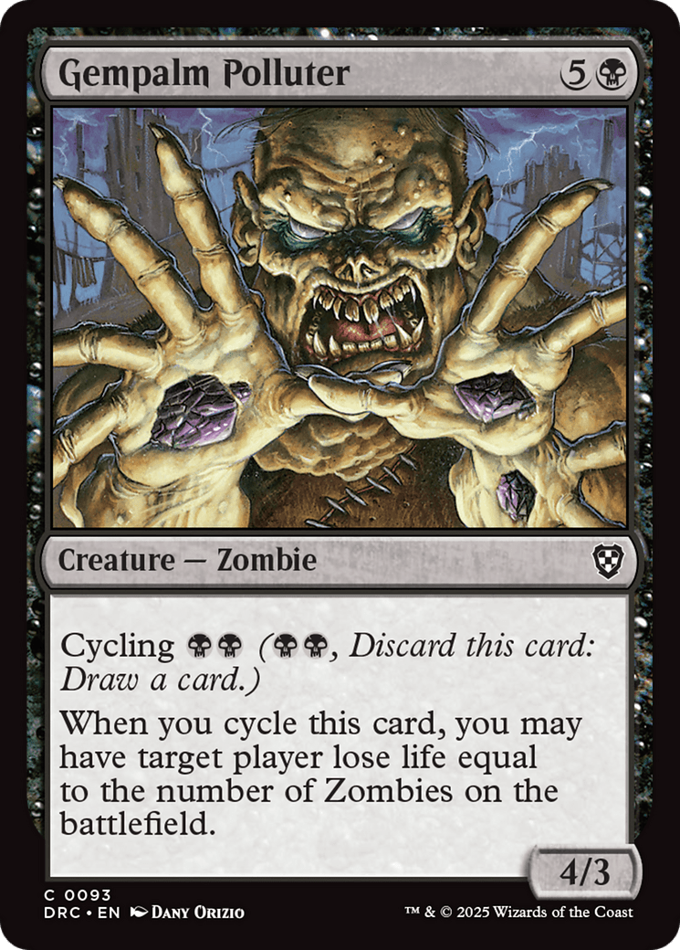 Gempalm Polluter [Aetherdrift Commander] MTG Single Magic: The Gathering  | Multizone: Comics And Games