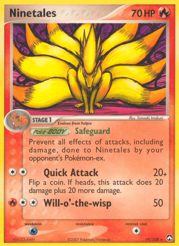 Ninetales (19/108) [EX: Power Keepers] Pokemon Single Pokémon  | Multizone: Comics And Games