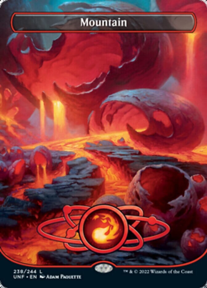 Mountain (238) (Planetary Space-ic Land) [Unfinity] MTG Single Magic: The Gathering  | Multizone: Comics And Games