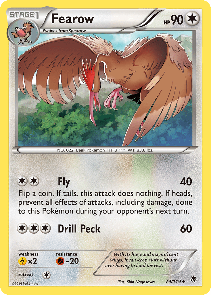 Fearow (79/119) [XY: Phantom Forces] Pokemon Single Pokémon  | Multizone: Comics And Games