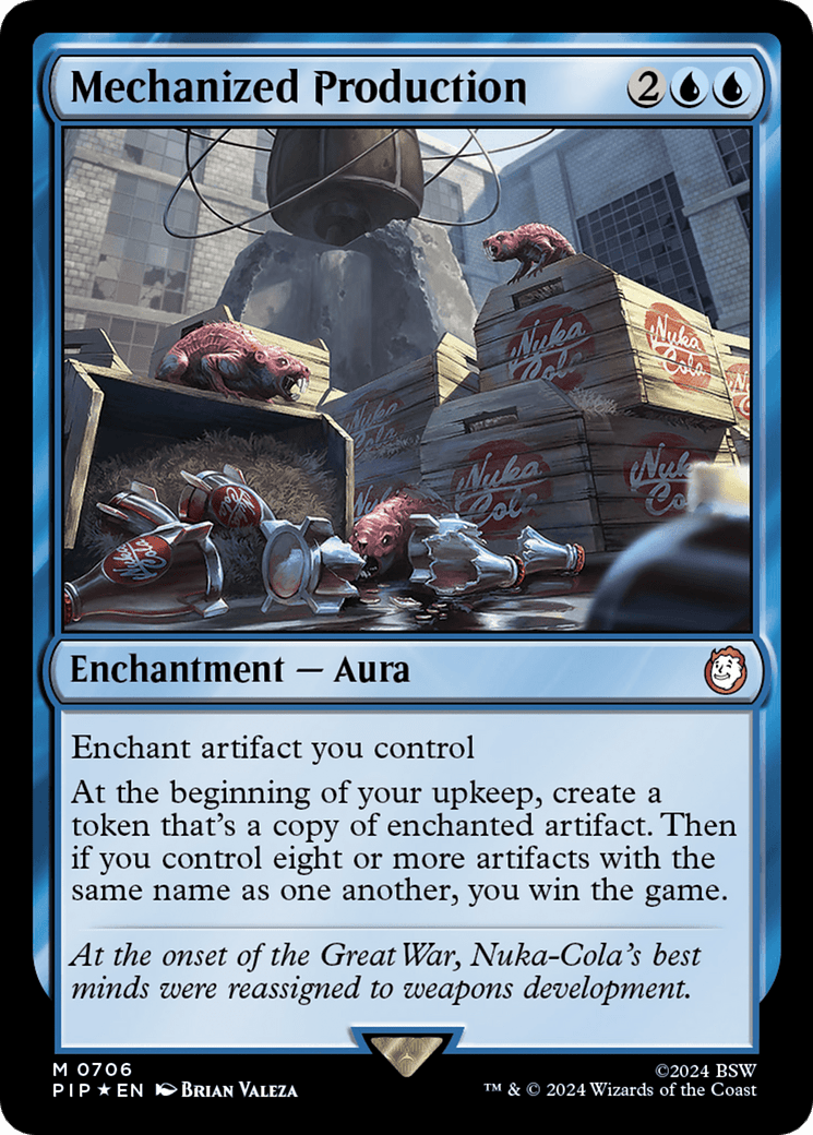 Mechanized Production (Surge Foil) [Fallout] MTG Single Magic: The Gathering  | Multizone: Comics And Games