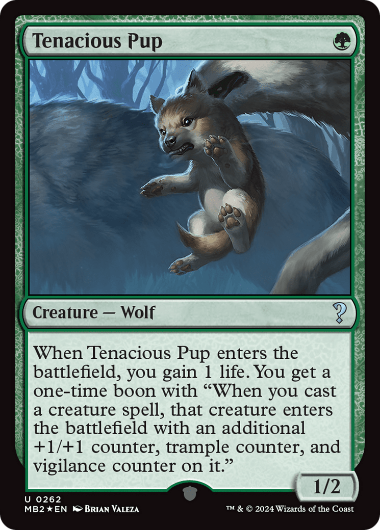Tenacious Pup [Mystery Booster 2] MTG Single Magic: The Gathering  | Multizone: Comics And Games
