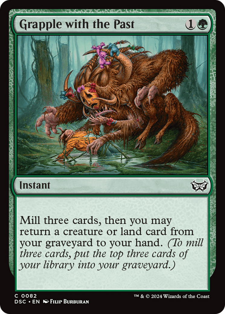 Grapple with the Past [Duskmourn: House of Horror Commander] MTG Single Magic: The Gathering  | Multizone: Comics And Games