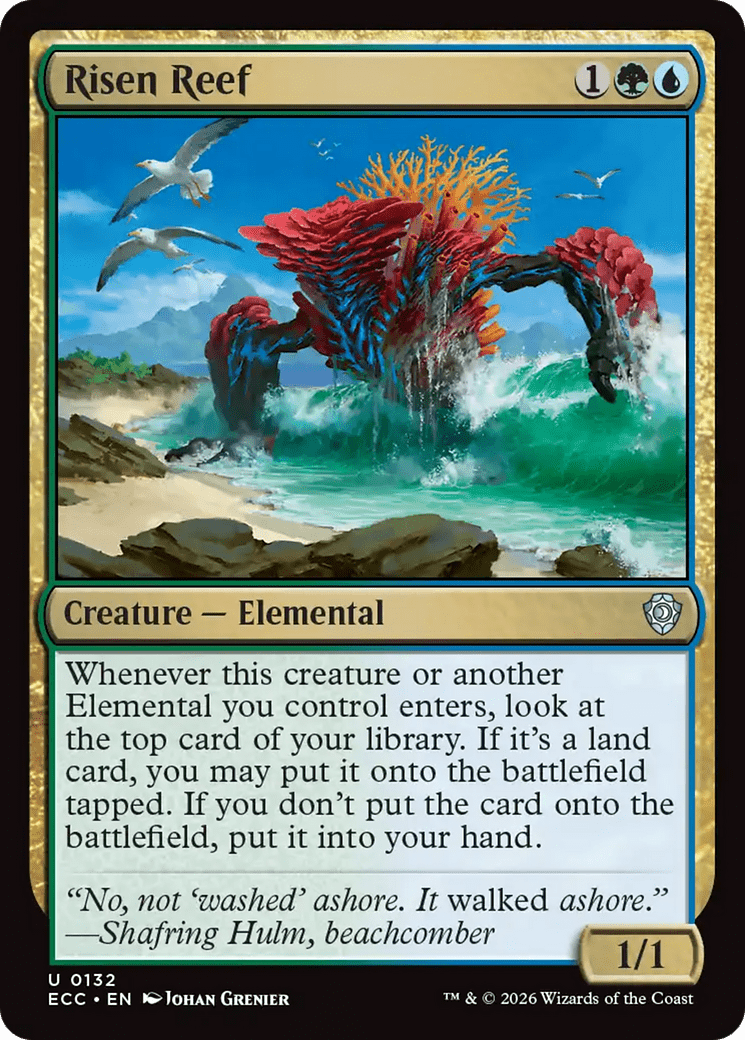 Risen Reef [Lorwyn Eclipsed Commander] MTG Single Magic: The Gathering  | Multizone: Comics And Games