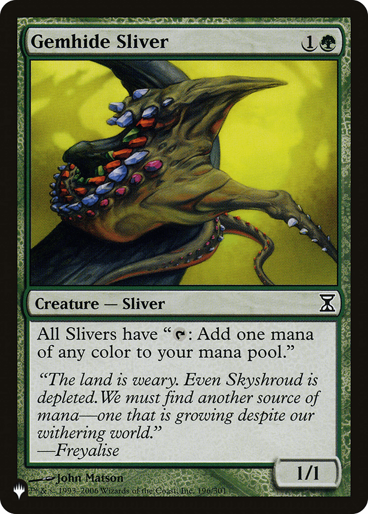 Gemhide Sliver [The List] MTG Single Magic: The Gathering  | Multizone: Comics And Games