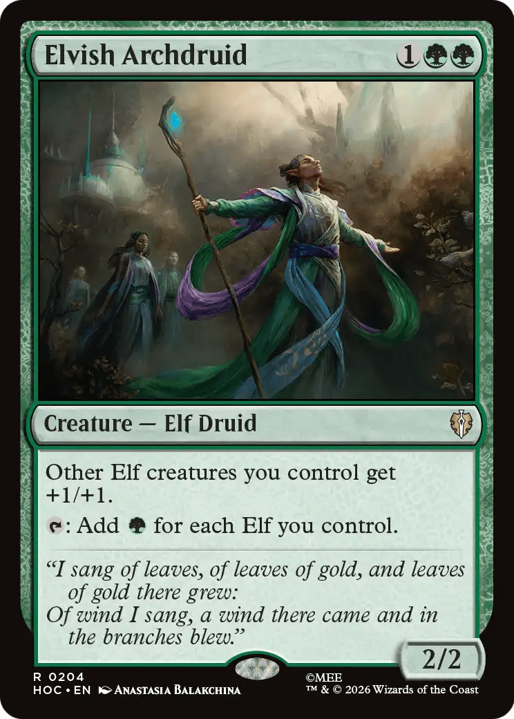 Elvish Archdruid [The Hobbit: Eternal-Legal] | Multizone: Comics And Games