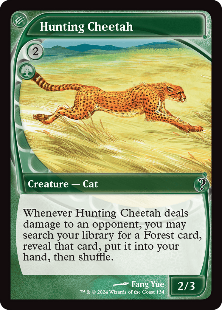 Hunting Cheetah (Future Sight) [Mystery Booster 2] MTG Single Magic: The Gathering  | Multizone: Comics And Games