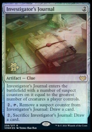 Investigator's Journal [Innistrad: Crimson Vow Prerelease Promos] MTG Single Magic: The Gathering  | Multizone: Comics And Games