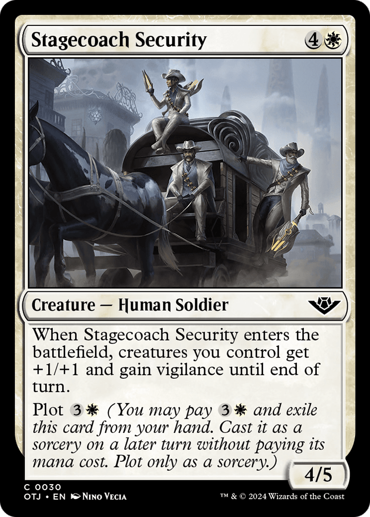 Stagecoach Security [Outlaws of Thunder Junction] MTG Single Magic: The Gathering  | Multizone: Comics And Games