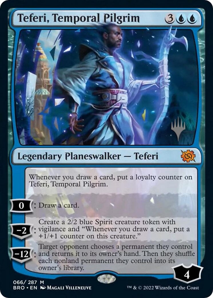 Teferi, Temporal Pilgrim (Promo Pack) [The Brothers' War Promos] MTG Single Magic: The Gathering  | Multizone: Comics And Games