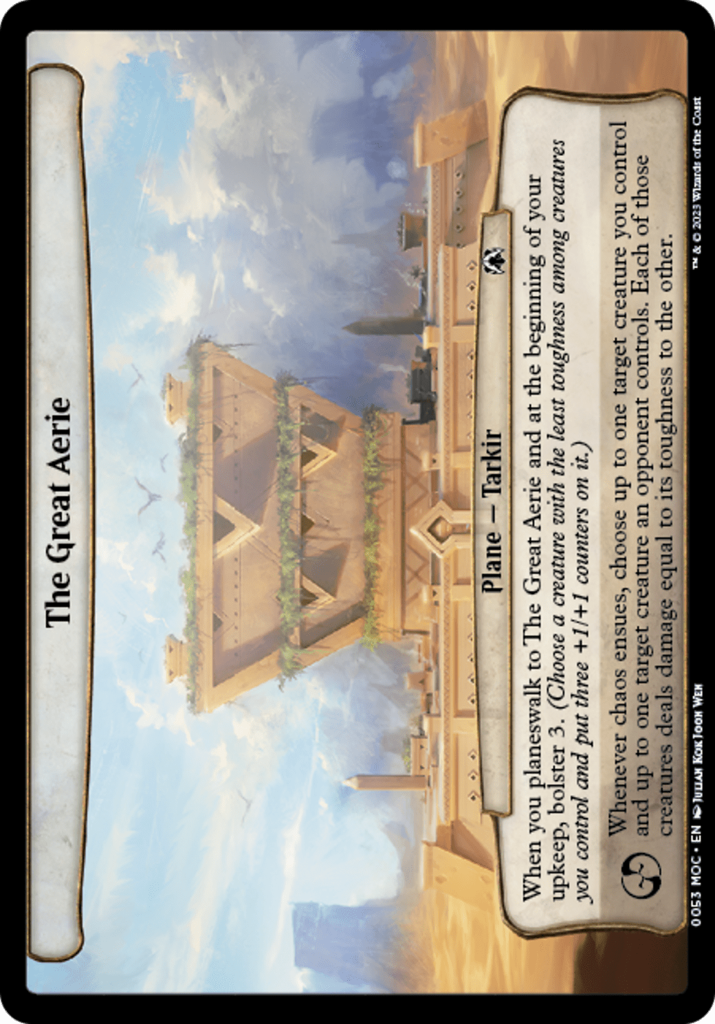 The Great Aerie [March of the Machine Commander] MTG Single Magic: The Gathering  | Multizone: Comics And Games