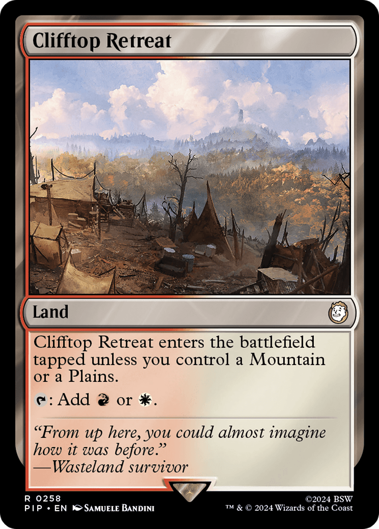 Clifftop Retreat [Fallout] MTG Single Magic: The Gathering  | Multizone: Comics And Games