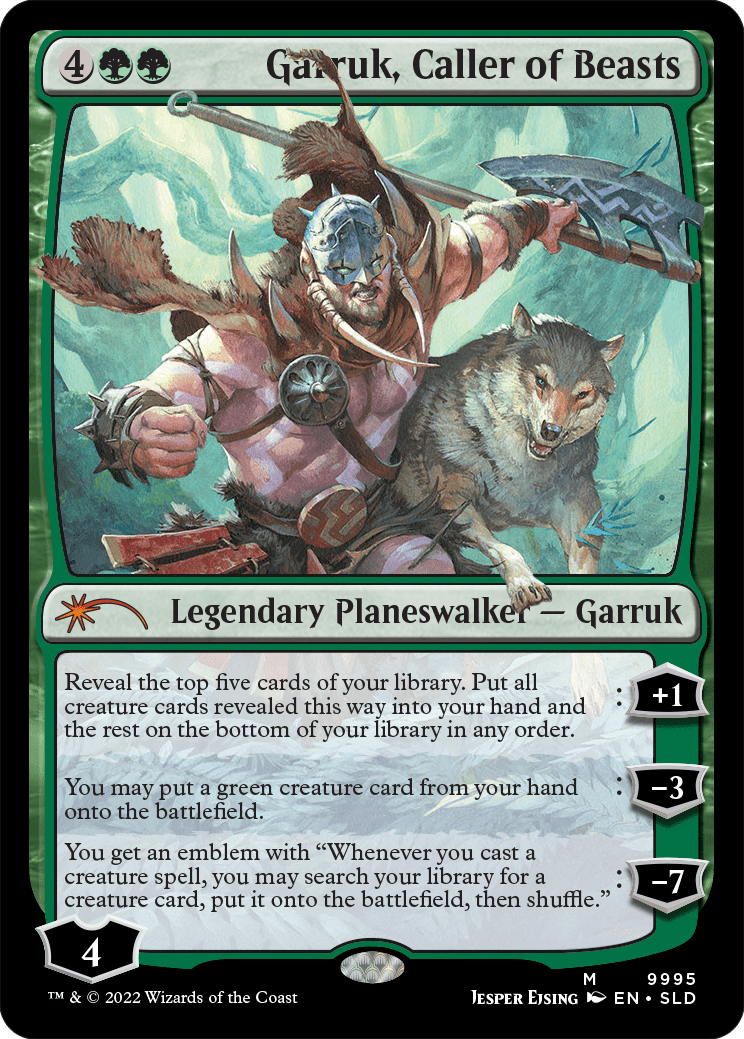 Garruk, Caller of Beasts [Secret Lair Drop Series] MTG Single Magic: The Gathering  | Multizone: Comics And Games