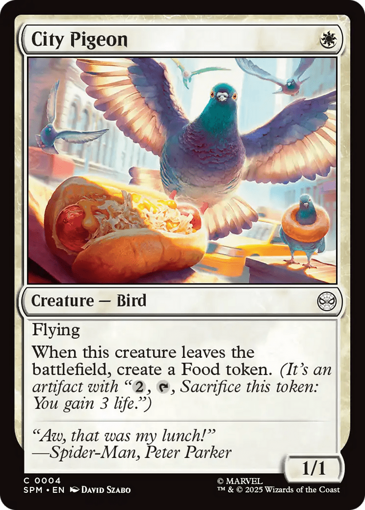 City Pigeon [Marvel's Spider-Man] MTG Single Magic: The Gathering  | Multizone: Comics And Games