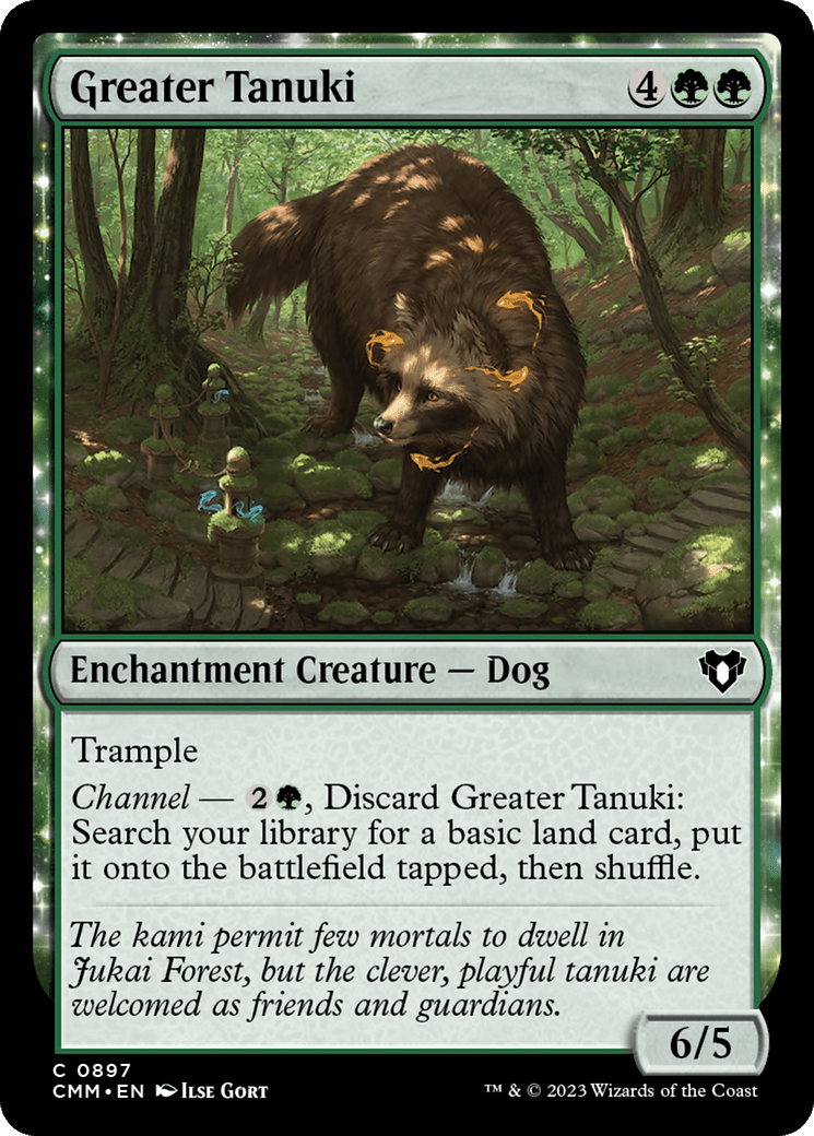 Greater Tanuki [Commander Masters] MTG Single Magic: The Gathering  | Multizone: Comics And Games