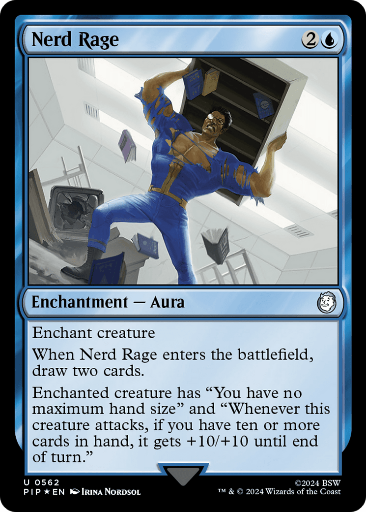 Nerd Rage (Surge Foil) [Fallout] MTG Single Magic: The Gathering  | Multizone: Comics And Games