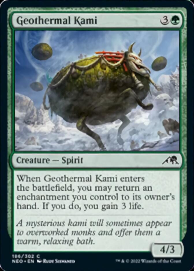 Geothermal Kami [Kamigawa: Neon Dynasty] MTG Single Magic: The Gathering  | Multizone: Comics And Games