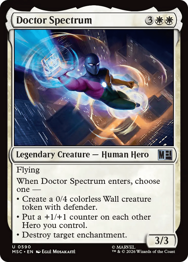 Doctor Spectrum [Marvel Super Heroes Commander] MTG Single Magic: The Gathering  | Multizone: Comics And Games