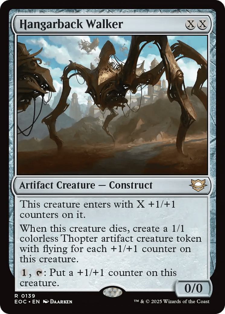 Hangarback Walker [Edge of Eternities Commander] MTG Single Magic: The Gathering  | Multizone: Comics And Games