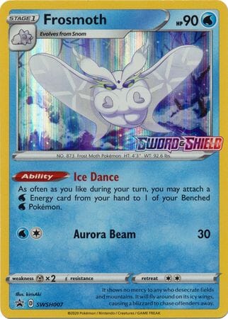 Frosmoth (SWSH007) (Prerelease Promo) [Sword & Shield: Black Star Promos] Pokemon Single Pokémon  | Multizone: Comics And Games