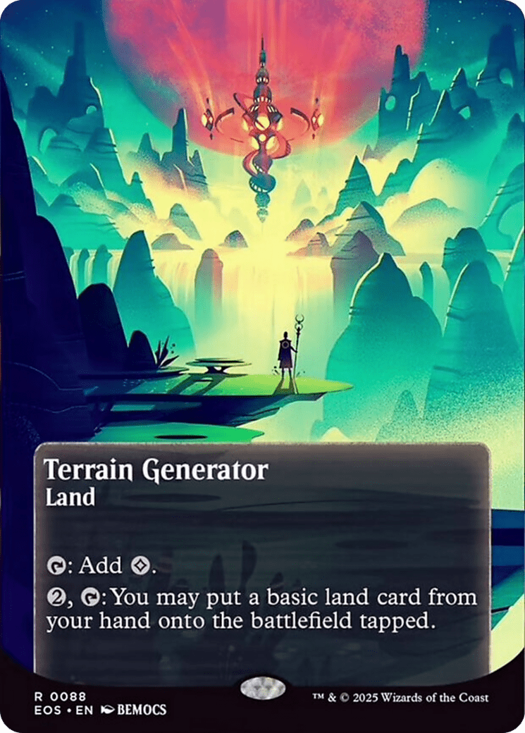 Terrain Generator (0088) (Borderless) [Edge of Eternities: Stellar Sights] MTG Single Magic: The Gathering  | Multizone: Comics And Games