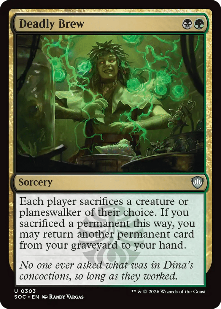 Deadly Brew [Secrets of Strixhaven Commander] MTG Single Magic: The Gathering  | Multizone: Comics And Games