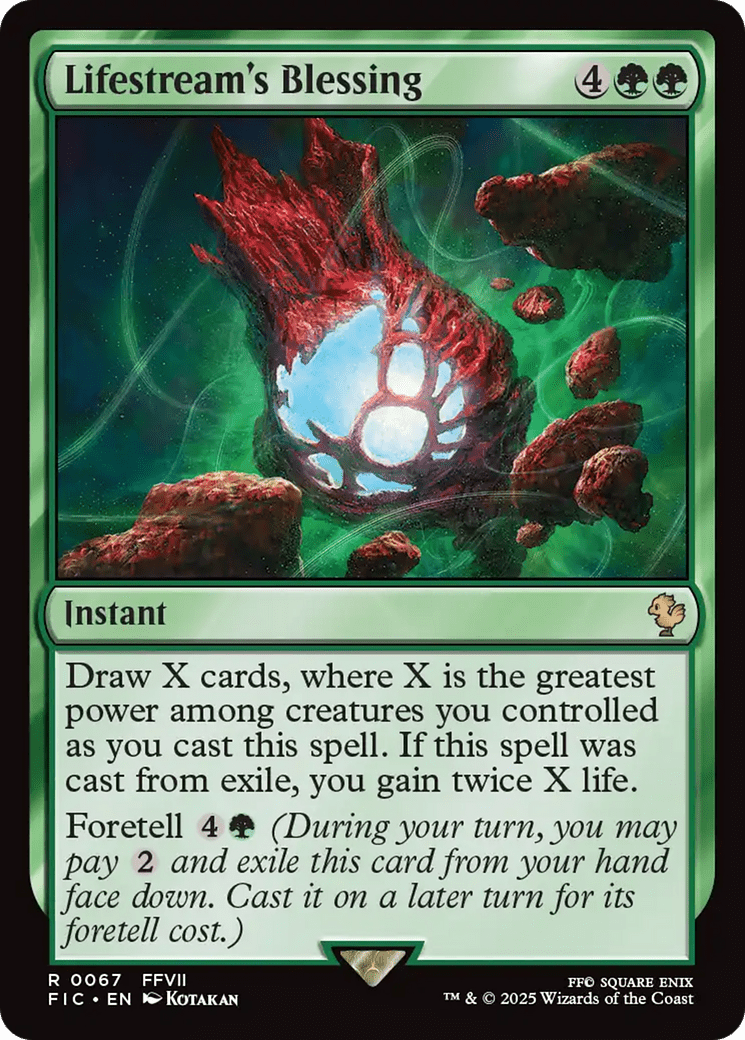Lifestream's Blessing [FINAL FANTASY Commander] MTG Single Magic: The Gathering  | Multizone: Comics And Games