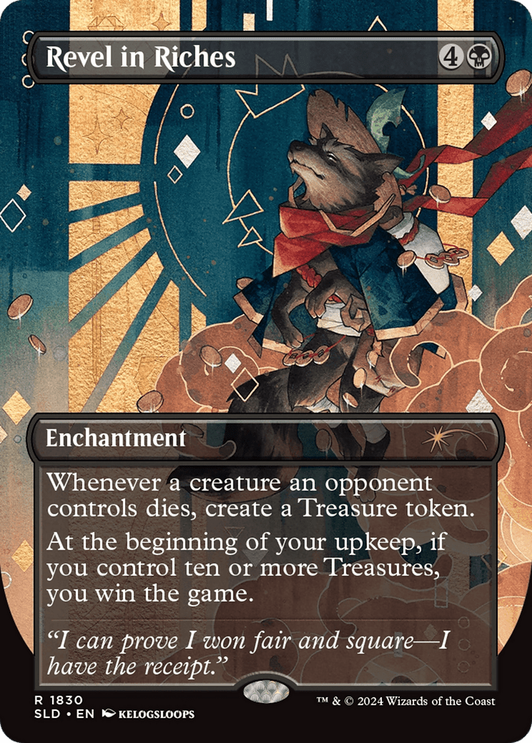 Revel in Riches (Rainbow Foil) [Secret Lair Drop Series] MTG Single Magic: The Gathering  | Multizone: Comics And Games