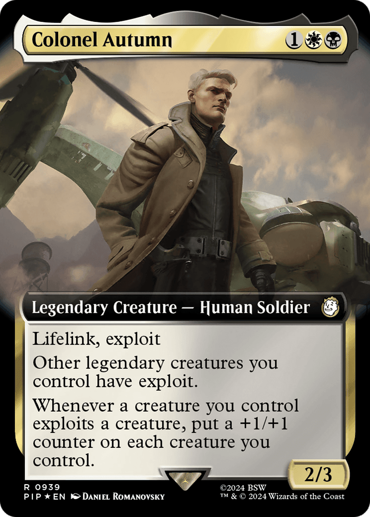 Colonel Autumn (Extended Art) (Surge Foil) [Fallout] MTG Single Magic: The Gathering  | Multizone: Comics And Games
