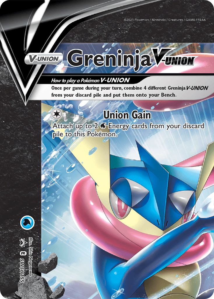Greninja V-Union (SWSH155) [Sword & Shield: Black Star Promos] Pokemon Single Pokémon  | Multizone: Comics And Games