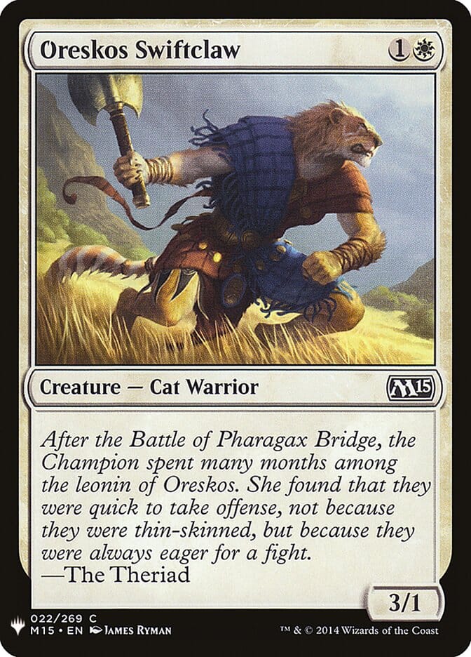 Oreskos Swiftclaw [Mystery Booster] MTG Single Magic: The Gathering  | Multizone: Comics And Games