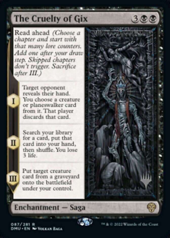 The Cruelty of Gix (Promo Pack) [Dominaria United Promos] MTG Single Magic: The Gathering  | Multizone: Comics And Games