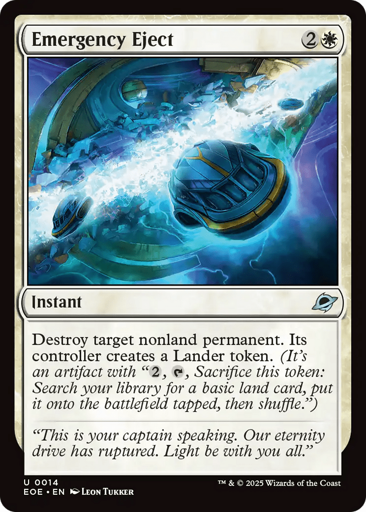 Emergency Eject [Edge of Eternities] MTG Single Magic: The Gathering  | Multizone: Comics And Games