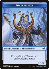 Elf Warrior // Shapeshifter Double-Sided Token [Kaldheim Tokens] MTG Single Magic: The Gathering  | Multizone: Comics And Games