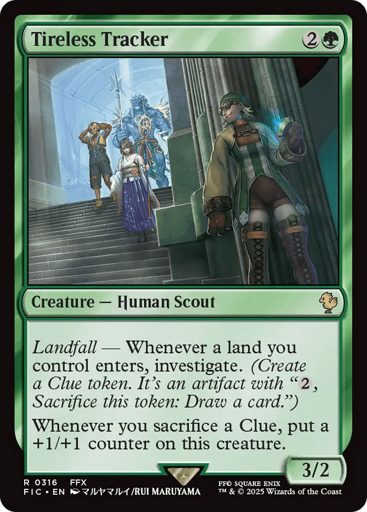 Tireless Tracker [FINAL FANTASY Commander] MTG Single Magic: The Gathering  | Multizone: Comics And Games