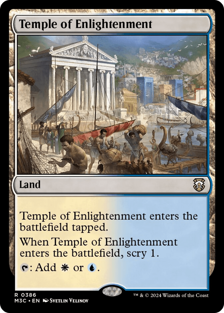 Temple of Enlightenment [Modern Horizons 3 Commander] MTG Single Magic: The Gathering  | Multizone: Comics And Games