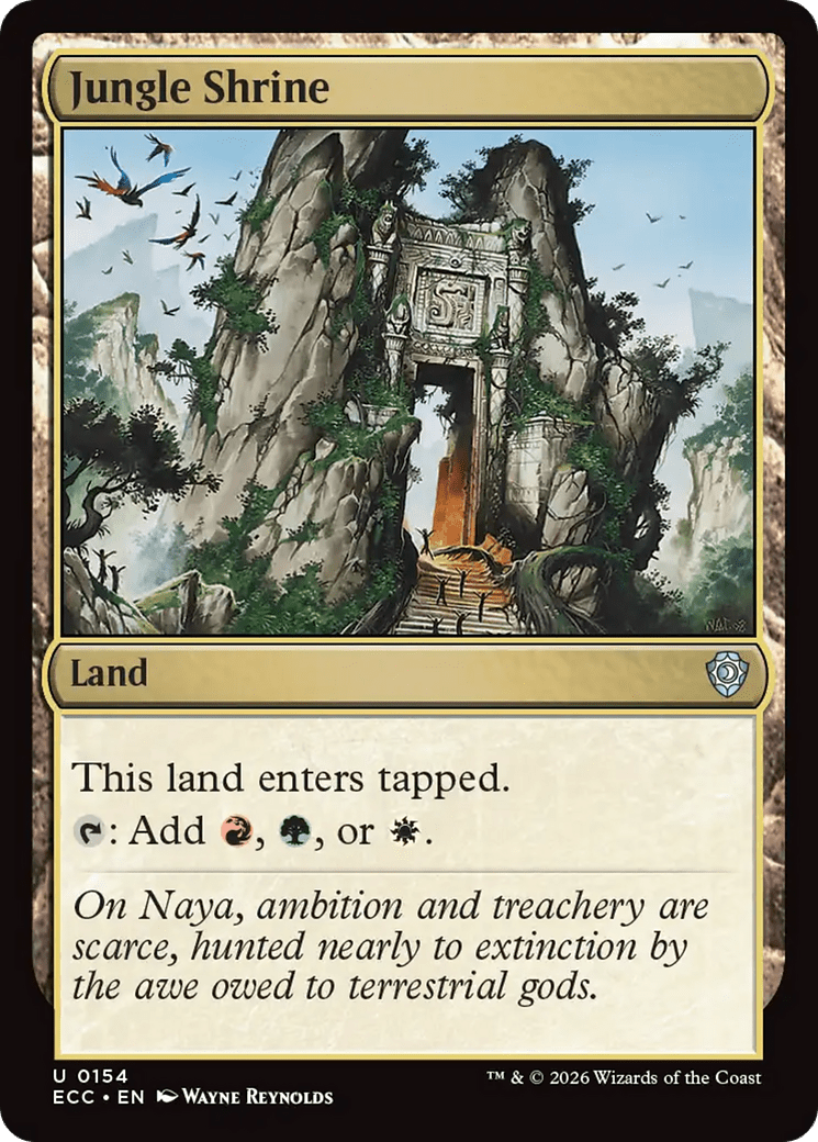 Jungle Shrine [Lorwyn Eclipsed Commander] MTG Single Magic: The Gathering  | Multizone: Comics And Games