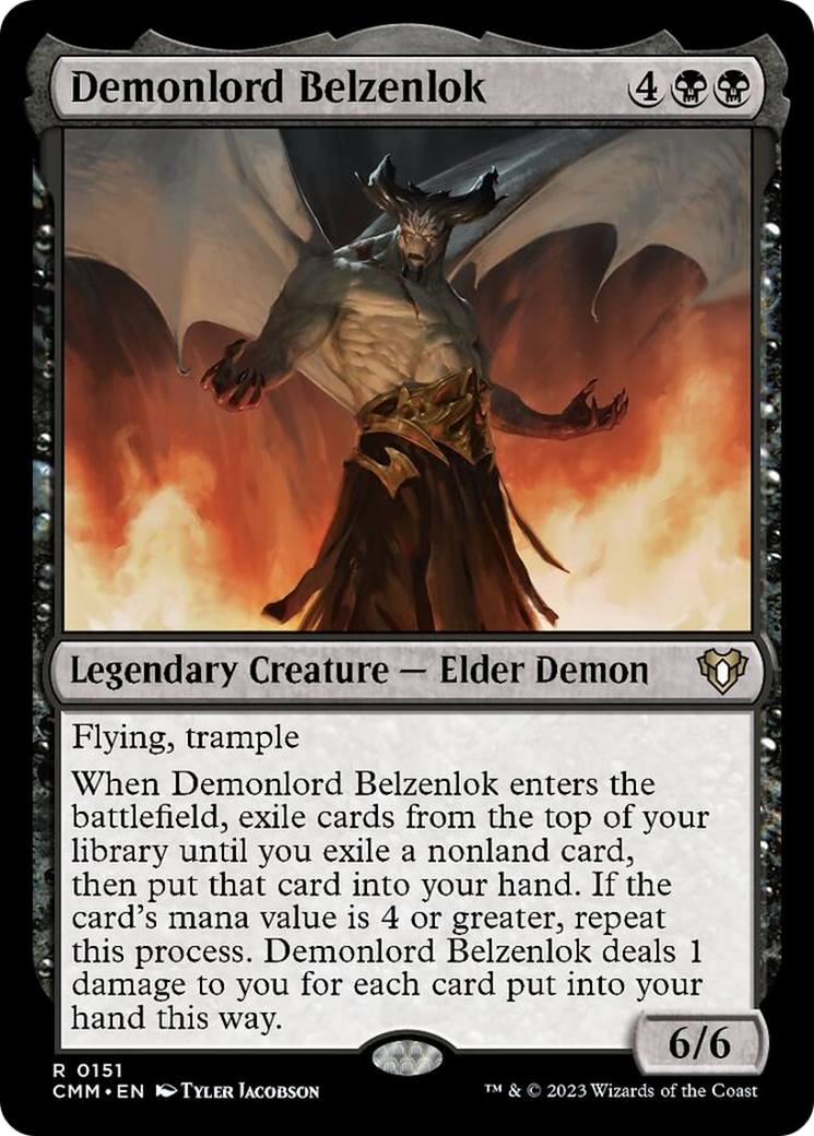 Demonlord Belzenlok [Commander Masters] | Multizone: Comics And Games