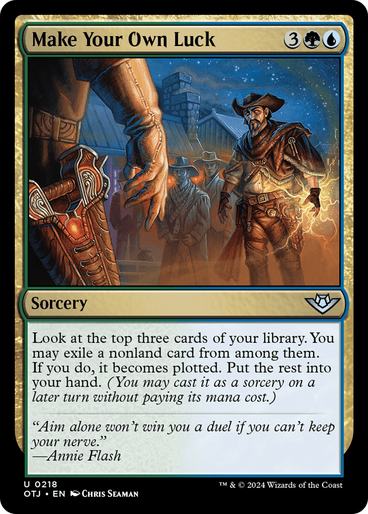 Make Your Own Luck [Outlaws of Thunder Junction] MTG Single Magic: The Gathering  | Multizone: Comics And Games